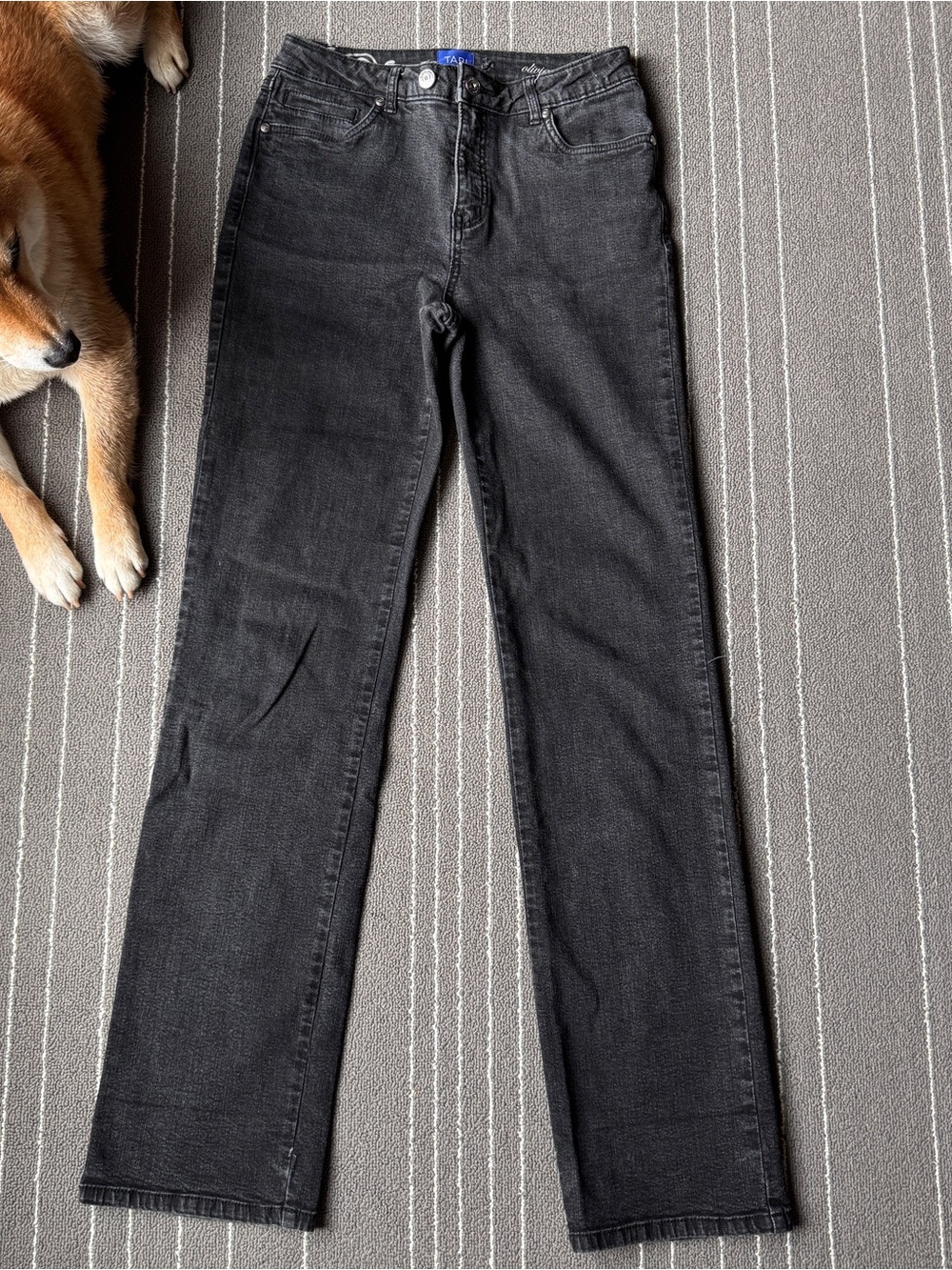 Classic Straight Black Jeans